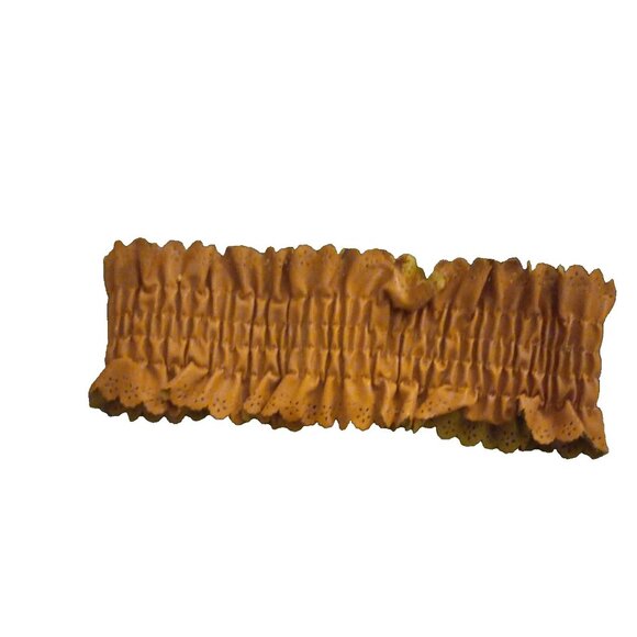 Women’s Tan Wide Stretch Accessory Belt (Small) Fashion Waist Accessories - Picture 2 of 2